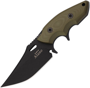 Hydra Knives Alano Green G10 Sleipner Steel Fixed Blade Knife S18BLG