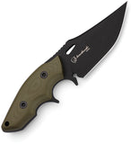 Hydra Knives Alano Green G10 Sleipner Steel Fixed Blade Knife S18BLG