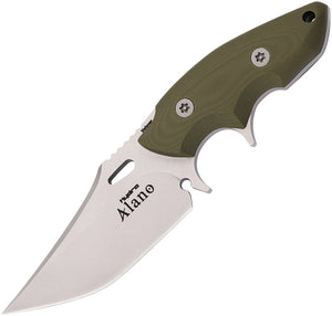 Hydra Knives Alano Green G10 Sleipner Steel Fixed Blade Knife S18SAG