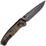 Hogue Mysto Earth ABLE Lock Brown Point Richlite Folding MagnaCut Pocket Knife 24453