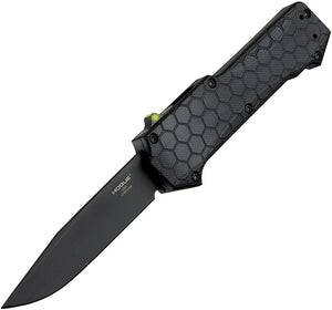 Hogue Automatic Compound Knife Tritium OTF Black G10 S30V Stainless Clip Pt Blade 34031