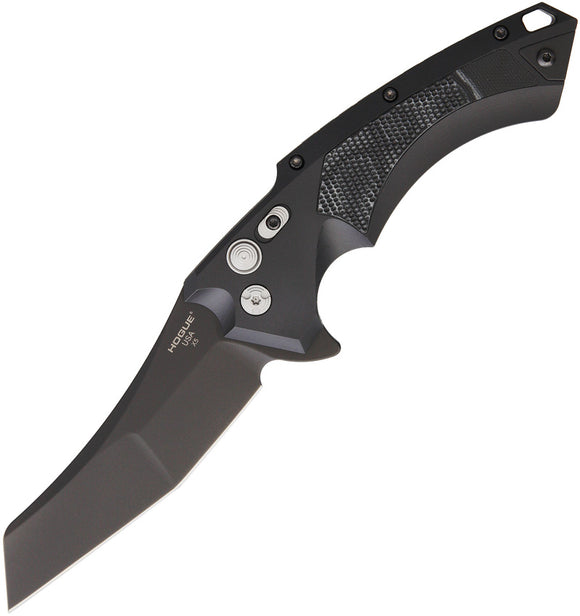 Hogue X5 Folder Wharncliffe Black Aluminum G-Mascus Folding Pocket Knife 34549