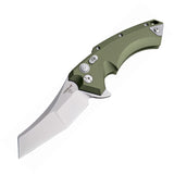 Hogue X5 Button Lock OD Green Wharncliffe Folding Pocket Knife CPM-154 34561