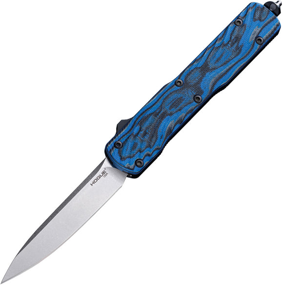 Hogue Automatic Counterstrike Knife OTF Blue & Black G10 G-Mascus CPM-20CV Blade 34873