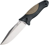Hogue EX-F02 Black & Flat Dark Earth 154CM Fixed Blade Knife w/ Sheath 35273