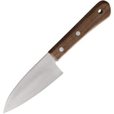 HPA Deba Fishing Brown Wood Stainless Steel Fixed Blade Knife HPA008