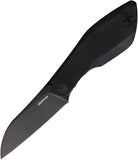 Hopian Periodic Linerlock Black G10 Folding D2 Steel Sheepsfoot Pocket Knife KZ2721