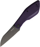 Hopian Periodic Linerlock Purple G10 Folding D2 Steel Sheepsfoot Pocket Knife KZ2722