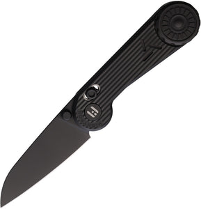 HIGHTRON Edgeplay Axis Lock Black Titanium Folding Bohler M390 Knife K001BLK
