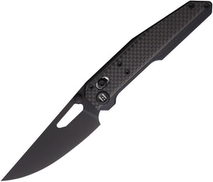 HIGHTRON Sharplyn Axis Lock Carbon Fiber & G10 Folding 14C28N Sandvik Pocket Knife K01BLK