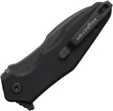 HIGHTRON Mini Ventura Linerlock Blackout G10 Folding D2 Steel Pocket Knife K05BLKBS