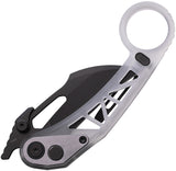 HIGHTRON Cyroclaw Button Lock Clear Acrylic Folding Bohler M390 Pocket Knife G02WHT
