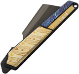 HIGHTRON TIE Triangle Slip Joint Gold Timascus Folding M390 Pocket Knife T01MG