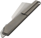 HIGHTRON TIE Triangle Slip Joint Gray Titanium Folding M390 Pocket Knife T01TG