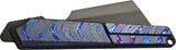 HIGHTRON TIE Triangle Slip Joint Blue Timascus Folding M390 Pocket Knife T01ZM