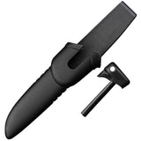 HX Outdoors Master Survival 4 Black TPR 5Cr15MoV Fixed Blade Knife TD21B