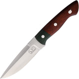 Infinite Blades Brown & Green Wood Stainless Steel Fixed Blade Knife A36