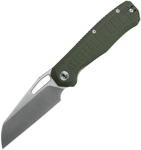 Ironfly Syperfly Linerlock Army Green G10 Folding 14C28N Sandvik Pocket Knife VF03GN