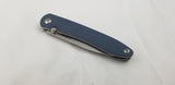 CJRB Ria Linerlock Blue-Gray G10 Folding Sandvik 12C27 Pocket Knife 1917GYC