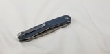 CJRB Ria Linerlock Blue-Gray G10 Folding Sandvik 12C27 Pocket Knife 1917GYC