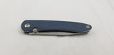 CJRB Ria Linerlock Blue-Gray G10 Folding Sandvik 12C27 Pocket Knife 1917GYC