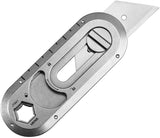 CJRB Breeze Slide Lock Gray Stainless Steel Utility Multi-Tool Pocket Knife 1941ST