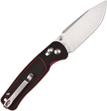 CJRB Shale Crossbar Lock Red & Black G10 Folding AR-RPM9 Pocket Knife 1943BRE