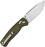 CJRB Shale Crossbar Lock Green G10 Folding AR-RPM9 Pocket Knife 1943GN