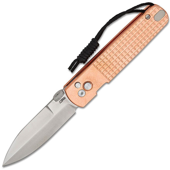 CJRB The Perfect Locust Button Lock Copper Folding S90V Pocket Knife 1951GCO1