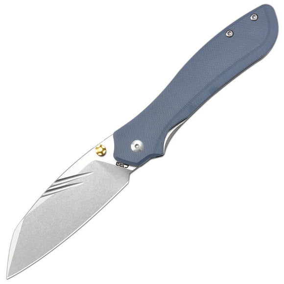 CJRB Fugly Linerlock Blue-Gray G10 Folding AR-RPM9 Steel Pocket Knife 1957BGY