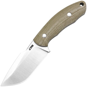 CJRB Mutt OD Green Micarta AR-RPM9 Fixed Blade Knife w/ Belt Sheath 1958ODG