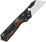 CJRB Boxer Button Lock Black Mechanical G10 Folding Utility Pocket Knife 1967BBK