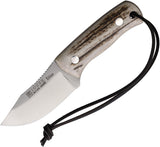 Joker Erizo Stag Bone 1.4116 Stainless Fixed Blade Knife w/ Sheath RCC75