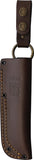 Joker Campero Brown Micarta Bohler K720 Fixed Blade Knife w/ Sheath CM118