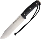 Joker Nomad 6.5 Black Micarta Bohler N695 Fixed Blade Knife w/ Sheath RCM137K