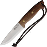 Joker Ranger Walnut Wood 14C28N Sandvik Fixed Blade Knife w/ Sheath RCN143