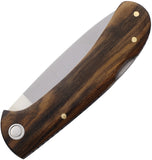 Joker Cocker Cub Lockback Walnut Wood Folding 1.4116 Pocket Knife NN159