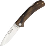 Joker Cocker Cub Lockback Walnut Wood Folding 1.4116 Pocket Knife NN159