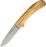 Joker Cocker Cub Lockback Olive Wood Folding 1.4116 Pocket Knife NO159