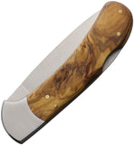 Joker Cocker Lockback Olive Wood Folding 1.4116 Stainless Pocket Knife NO47