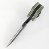 Jason Perry Blade Works Model 138 Little Alien OD Green G10 Push Dagger 138OD