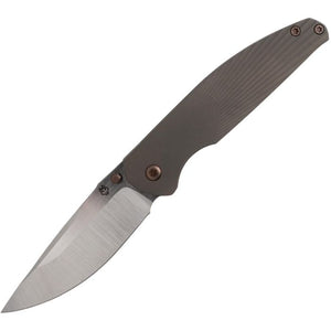 Jack Wolf Knives Tango Framelock Starburst Titanium Folding S90V Knife 54323