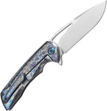 Kansept Knives Kryo Framelock Lightning Strike Titanium Folding S35VN Pocket Knife 1001A11