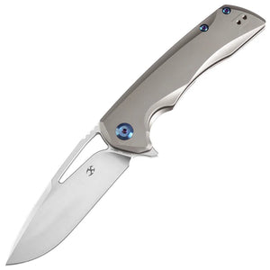 Kansept Knives Kryo Framelock Bronze Titanium Folding S35VN Pocket Knife 1001A8