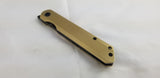 Kansept Knives Prickle Linerlock Brass Folding CPM-S35VN Pocket Knife 1012B1