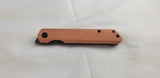 Kansept Knives Prickle Linerlock Copper Folding CPM-S35VN Pocket Knife 1012C1