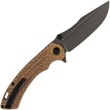 Kansept Knives Pretatout Linerlock Gold Aluminum Folding S35VN Pocket Knife K1032A7