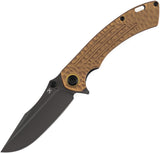 Kansept Knives Pretatout Linerlock Gold Aluminum Folding S35VN Pocket Knife K1032A7