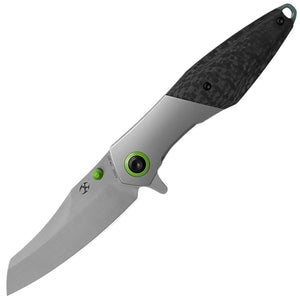 Kansept Knives Mistaken Framelock Titanium & Carbon Fiber Folding 20CV Pocket Knife 1053A2