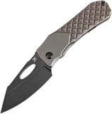 Kansept Knives Loki Framelock Bronze Frag Titanium Folding S35VN Knife 1058B4